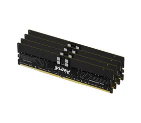 Kingston FURY Renegade Pro Black XMP 64GB (4x16GB) DDR5 6000MHz / CL32 / DIMM / ECC / XMP / 1.35V