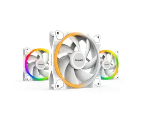 be quiet! LIGHT WINGS PWM 120 Triple Pack bílá / ARGB / Fluid-dynamic Bearing / 20.6dB @ 1700RPM / 41.51CFM / 4-pin