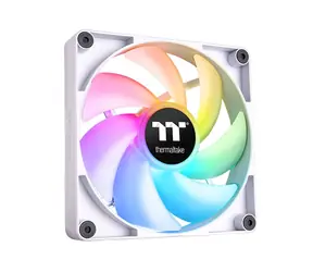 Thermaltake CT140 ARGB Sync PC Cooling Fan White  Hydraulic Bearing / 140mm / 30.5dB @ 1500rpm / 4 pin + 3 pin / 2ks / A
