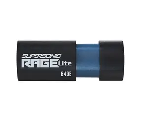Patriot Supersonic Rage Lite 64GB černá / Flash Disk / USB 3.2 Gen 1 - (USB-A 3.0)