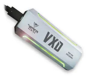 Patriot VXD M.2 šedá / externí box pro M.2 SSD / RGB