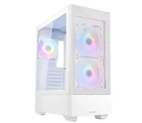 Lian Li Lacool 205 Mesh C bílá / ATX / mATX / mini-ITX / 2xUSB 3.2 A + 1xUSB C / bez zdroje / průhledná bočnice