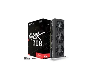 XFX SPEEDSTER QICK 308 RX 7600 BLACK EDITION / 1875-2754 MHz / 8GB D6 / 128-bit / 1x HDMI + 3x DP / 165W (8)