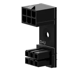 Singularity Computers Shift 6-Pin PCIE 180° adaptér D+U černá