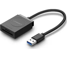 Ugreen čtečka paměťových karet USB-A 3.0 (M) - micro SD & SD černá / čtečka karet