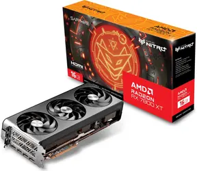 Sapphire NITRO+ Radeon RX 7800 XT 16GB / 1295-2565 MHz / 16GB GDDR6 / 256-bit / 2x HDMI + 2x DP / (8+8) 