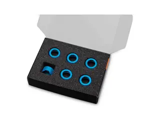 EKWB EK-Quantum Torque Compression Ring 6-Pack HDC 12 - Blue