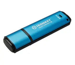 Kingston IronKey Vault Privacy 50 512GB modrá / Flash Disk / USB 3.2 Gen 1 - (USB-A) / FIPS 197