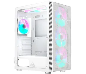 Montech X3 Mesh bílá / ATX / 3x USBA / 3x 140mm + 3x 120mm / bez zdroje / průhledná bočnice