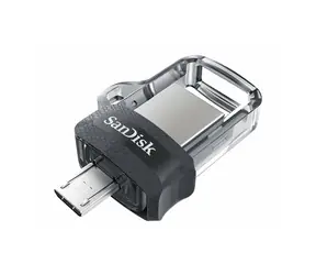 SanDisk Ultra Dual 32 GB / Flash Disk / 32GB / USB 3.0 (A & microUSB) / rychlost až 150MBs