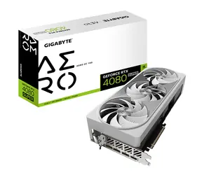 GIGABYTE GeForce RTX 4080 SUPER AERO OC 16G / 2295-2595 MHz / 16GB GDDR6X / 256Bit / 1x HDMI + 3x DP / 320W (16)
