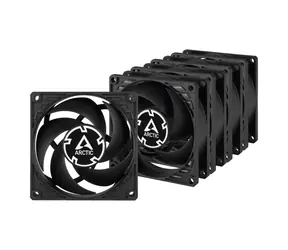 ARCTIC P8 černá 5ks / 80 mm / Fluid Dynamic Bearing / 3000 RPM / 23.4 CFM / 3-pin