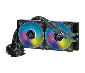 ARCTIC Liquid Freezer II 280 A-RGB černá / 2x 140 mm / Fluid Dynamic Bearing / 0.3 Sone / 200 - 1900 RPM / Intel + AMD