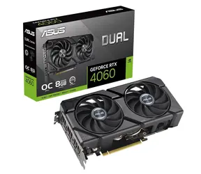 ASUS Dual GeForce RTX 4060 OC EVO 8GB / 1830 - 2535Mhz / 8GB GDDR6 / 128bit / 1x HDMI + 3x DP / (8)
