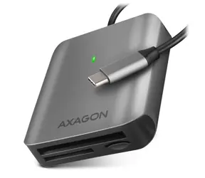 AXAGON CRE-S3C, USB-C 3.2 Gen 1 - SUPERSPEED čtečka karet, 3-slot & lun SD/microSD/CF, podpora UHS-II