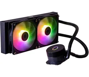 Cooler Master MasterLiquid ML240L CORE ARGB černá / 2x120mm / 27 dBA @ 1750 RPM / 4 pin + 3 pin 