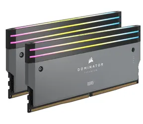 Corsair Dominator Titanium 32GB (2x 16GB) DDR5 6000MHz šedá / CL30 / DIMM / EXPO