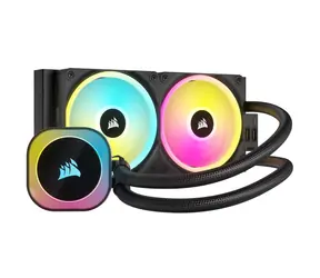 Corsair iCUE LINK H100i RGB černá / 2x 120mm / 37 dB / 480-2400RPM / 63.1CFM / Intel + AMD