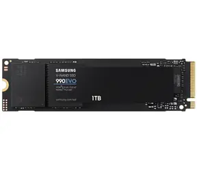 SAMSUNG 990 EVO 1TB / SSD / M.2 NVMe PCI-E 4.0 / TLC / R:5000 MBps / W:4200 MBps / IOPS: 680K&800K / MTBF 1.5mh / 5y / doprodej