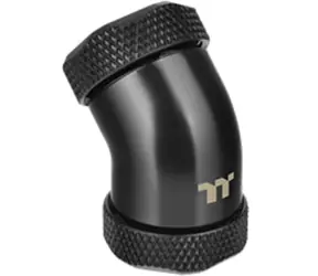 THERMALTAKE Pacific G1/4 PETG Tube 45-Degree dual compression 12mm OD černá