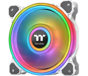 THERMALTAKE Riing Quad 12 RGB Radiator bílá / Ventilátor / 120 mm / Hydraulic Bearing / 1500 RPM @ 25 dB / 40.9 CFM 