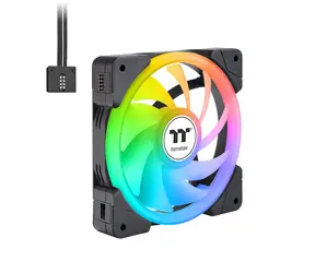 THERMALTAKE SWAFAN EX14 ARGB černá 3ks / Ventilátor / 140 mm / Hydraulic Bearing / 2000 RPM @ 38.8 dB / 81.6 CFM