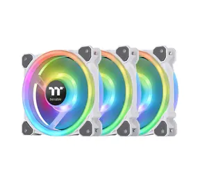 THERMALTAKE Riing Trio 12 RGB bílá 3ks / Ventilátor / 120 mm / Hydraulic Bearing / 1500 RPM @ 25.2 dB / 41.13 CFM 