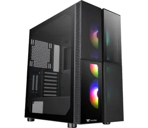 THERMALTAKE Versa T26 ARGB černá / E-ATX / 2x USB-A 3.0 / bez zdroje / průhledná bočnice