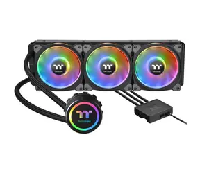 THERMALTAKE Floe DX RGB 360 černá / AIO vodní chladič CPU / 3x 120 mm / 1500 RPM @ 23.9 dB / 42.45 CFM
