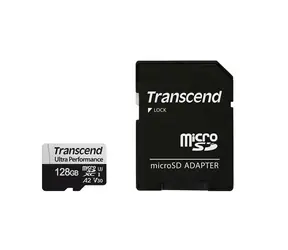 Transcend 340S microSDXC 128GB + adaptér / Class 10 / UHS-I / U3 / V30 / R: 160MBs / W: 125MBs