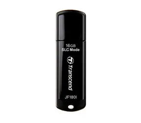 Transcend JetFlash 180I 16GB černá / Flash Disk / USB 3.1 Gen 1 / R: 155MBs / W: 135MBs 