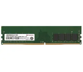 Transcend JetRam 16GB (1x16GB) 2666MHz / U-DIMM / DDR4 / CL19 / 1.2V / 1Rx8