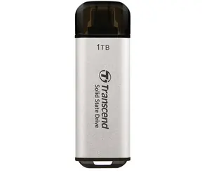 Transcend ESD300S Externí SDD 1TB šedá / USB-C 3.2 Gen 2 / R: 1050MBs / W: 950MBs                         