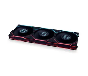 Lian Li UNI FAN 12TLLCD3B TL LCD Series ARGB 3ks černá / 120 mm / 27 dB @ 1900 RPM / 4pin PWM + 3pin ARGB