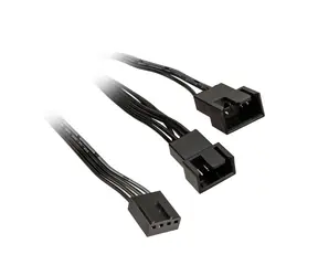 Kolink Rozbočovače ventilátoru 1-2 PWM - 35cm černá