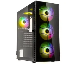 Kolink Observatory HF Glass ARGB černá / ATX / 1x USB-A 3.0 / 2x USB-A 2.0 / 3x 140mm / 3x 120mm / bez zdroje