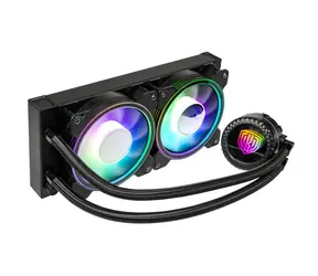 Kolink Umbra Void 240 AIO Performance ARGB černá / AIO vodní chladič CPU / 2x 120m / 2600 RPM @ 30dB / 65.2 CFM