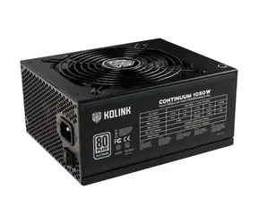 Kolink Continuum 80 PLUS Platinum černá / 1050W / 140mm ventilátor / 80PLUS Platinum / modulární / aktivní PFC 
