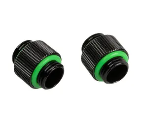 BitsPower Adaptér Touchaqua přímý G1/4" samec na G1/4" samec černá / 2 ks