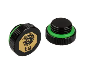 BitsPower Těsnicí zátka Touchaqua G1/4 palce AG černá / 2 ks