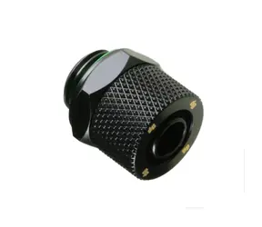 BitsPower Přípojka přímá G1/4 palce AG na 11/8 mm černá