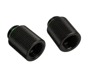 BitsPower Touchaqua adaptér přímý G1/4 palce vnější na G1/4 palce vnitřní 20 mm černá / 2 ks
