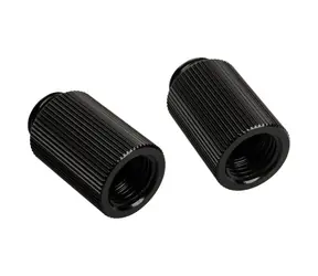 BitsPower Touchaqua adaptér přímý G1/4 palce vnější na G1/4 palce vnitřní 25mm černá / 2 ks