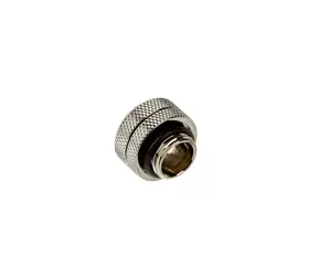 BitsPower Adaptér pro připojení vícenásobného propojení přímý samec G1/4" na tvrdou trubku s průměrem 12 mm černá