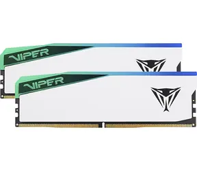 Patriot Viper Elite 5 RGB 48GB (2x24GB) 6000MHz bílá / DIMM / DDR5 / CL42 / On-Die ECC / Unbuffered / 1.35V