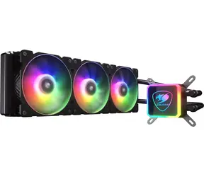Cougar Aqua ARGB 360 černá / Komplet vodního chlazení / 3x 120mm / 600-2000 RPM / 39.55 dBA