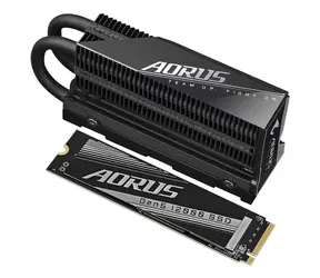 GIGABYTE AORUS Gen5 12000 1TB / M.2 2280 Gen 5 / R: 11700 MBps / W: 9500 MBps / MTBF: 1.6mh / chladič / 5y