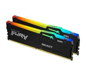 Kingston Fury Beast RGB 32GB (2x 16GB) DDR5 6800MHz / CL34 / DIMM / 1.4V / Non-ECC / Unbuffered / EXPO 