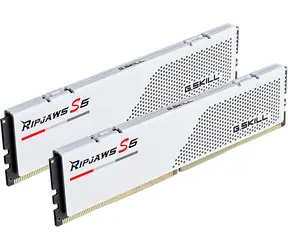 G.Skill Ripjaws S5 White 32GB (2x 16GB) 6000MHz / DDR5 / CL30 / DIMM / 1.35V / Non-ECC / Unbuffered / XMP 3.0 