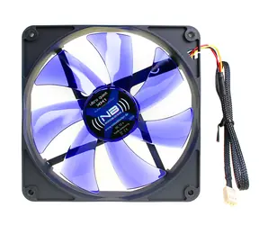 Noiseblocker BlackSilent Fan XK1 modrá / 140mm / 12 dB @ 800 RPM / 35.31 CFM / 3-pin